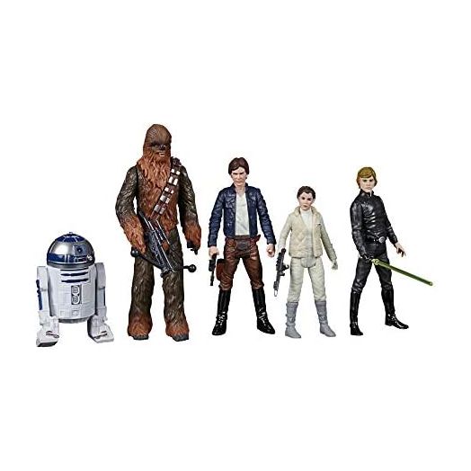 Star Wars Celebrate The Saga Toys Rebel Alliance Figure Set, 3.75-Inch-Scale Collectible Action Figure 5-Pack, Toys for Kids Ages 4 & Up, Multicolor, F1417