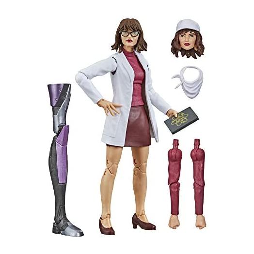Marvel Hasbro Legends Series X-Men 6-inch Collectible Moira MacTaggert Action Figure Toy, Premium Design and 5 Accessories, Ages 4 and Up , White