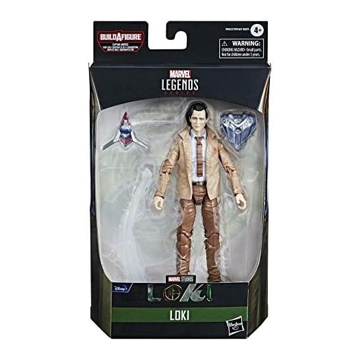 Marvel Legends Series Avengers 6-inch Action Figure Toy Loki, Premium Design and 4 Build-a-Figure Pieces, for Kids Age 4 and Up
