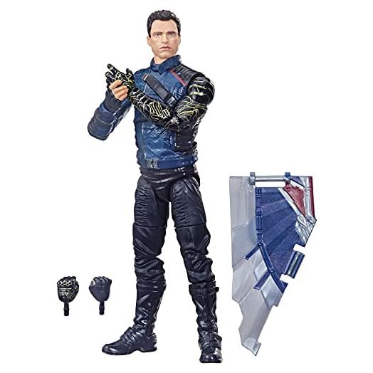 Marvel Legends Series Avengers 6-inch Action Figure Toy Winter Soldier, Premium Design and 2 Accessories, for Kids Age 4 and Up