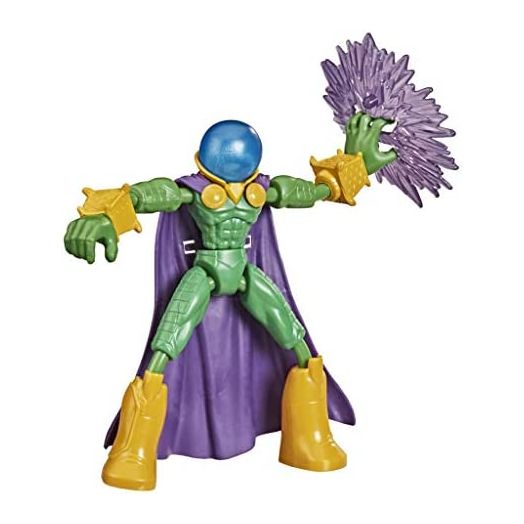 Spider-Man Marvel Bend and Flex Marvel’s Mysterio Action Figure Toy, 6-Inch Flexible Figure, Includes Accessory, for Kids Ages 4 and Up