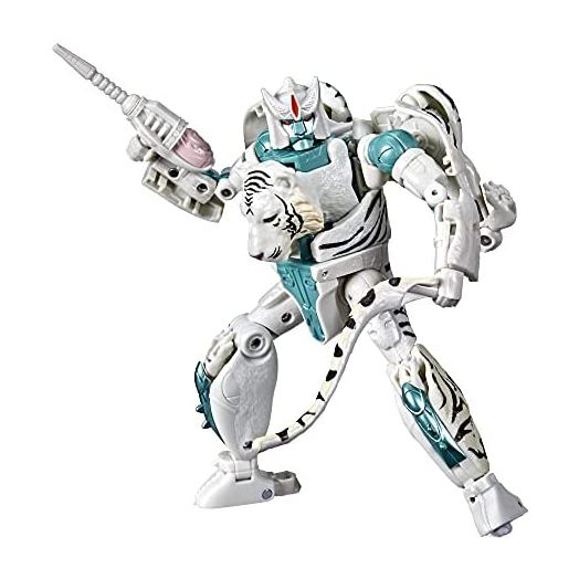 Transformers Toys Generations War for Cybertron: Kingdom Voyager WFC-K35 Tigatron Action Figure - Kids Ages 8 and Up, 7-inch