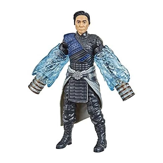 Marvel Shang-Chi and The Legend of The Ten Rings Wenwu 6-Inch Action Figure Toy with Ten Rings Power Attack Feature for Kids Ages 4 and Up
