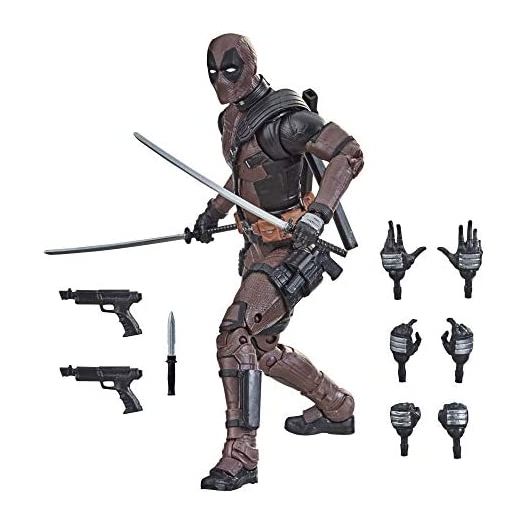 Marvel Classic Hasbro Legends Series 6-inch Premium Deadpool Action Figure Toy from Deadpool 2 Movie and 11 Accessories (Amazon Exclusive)