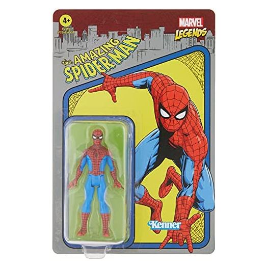 Hasbro Marvel Legends Series 3.75-inch Retro 375 Collection Spider-Man Action Figure Toy
