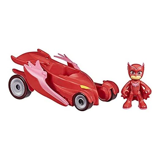 PJ Masks Owlette Deluxe Vehicle Preschool Toy, Owl Glider Car with Flapping Wings and Owlette Action Figure for Kids Ages 3 and Up