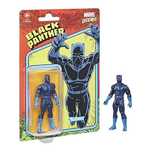 Marvel Hasbro Legends 3.75-inch Retro 375 Collection Black Panther Action Figure Toy