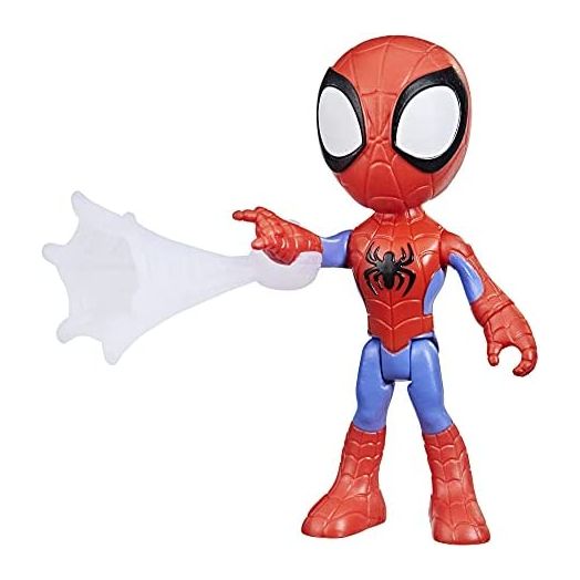 Spidey and His Amazing Friends Marvel Spidey Hero Figure, 4-Inch Scale Action Figure, Includes 1 Accessory, for Kids Ages 3 and Up, Red (F1935)