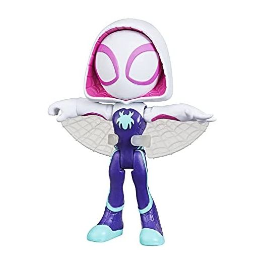 Spidey and His Amazing Friends Marvel Ghost-Spider Hero Figure, 4-Inch Scale Action Figure, Includes 1 Accessory, for Kids Ages 3 and Up