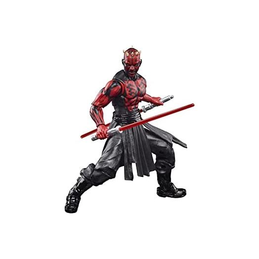 Hasbro Star Wars Black SER 50TH ANN 6IN Darth Maul Action Figure