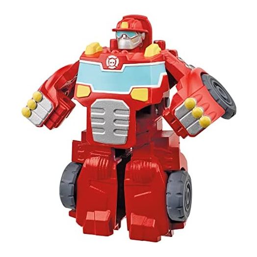 Transformers Playskool Heroes Rescue Bots Academy Classic Heroes Team Heatwave The Fire-Bot Converting Toy, 4.5-Inch Action Figure, Kids Ages 3 and Up