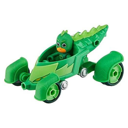 PJ Masks Gekko-Mobile Preschool Toy, Gekko Car with Action Figure for Kids Ages 3 and Up