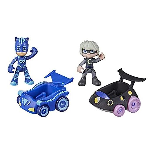 PJ Masks Catboy vs Luna Girl Battle Racers Preschool Toy, Vehicle and Action Figure Set for Kids Ages 3 and Up