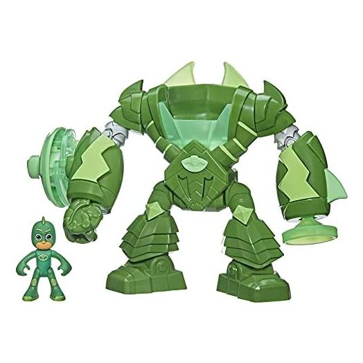 PJ Masks Robo-Gekko Preschool Toy with Lights and Sounds for Kids Ages 3 and Up, Gekko Robot Suit with Gekko Action Figure