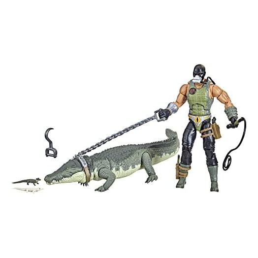 G.I. Joe Classified Series Croc Master & Fiona Action Figures 38 Collectible Premium Toys With Accessories 6-Inch-Scale Custom Package Art