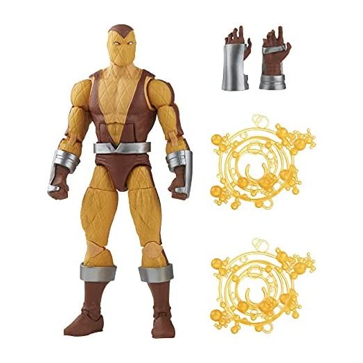 Spider-Man Marvel Legends Series 6-inch Marvel’s Shocker Action Figure Toy, Includes 4 Accessories: 2 Alternate Hands, 2 Blast FX