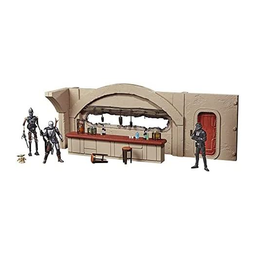 Star Wars The Vintage Collection The Mandalorian Nevarro Cantina Playset, Imperial Death Trooper (Nevarro) Action Figure, (F3902)