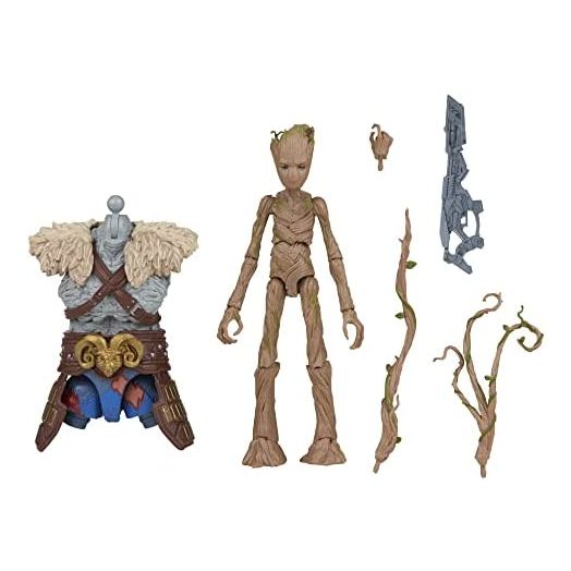 Marvel Legends Series Thor: Love and Thunder Groot Action Figure 6-inch Collectible Toy, 4 Accessories, 1 Build-A-Figure Part