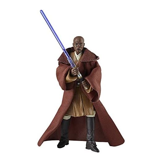 Star Wars The Vintage Collection Mace Windu Toy VC35, 3.75-Inch-Scale Star Wars: Attack of The Clones Action Figure, Toy Kids Ages 4 and Up
