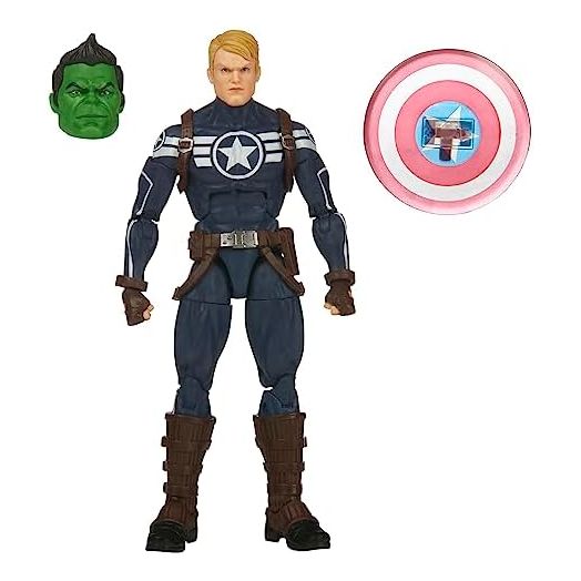 Marvel Legends Series Marvel Comics Commander Rogers 6-Inch Collectible Action Figures, Toys for Ages 4 and Up