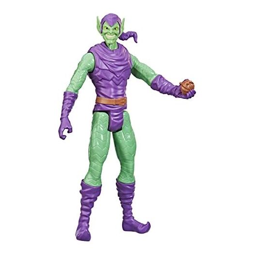 Spider-Man Marvel Titan Hero Series Green Goblin Toy 12-Inch-Scale Collectible Action Figure, Toys for Kids Ages 4 and Up