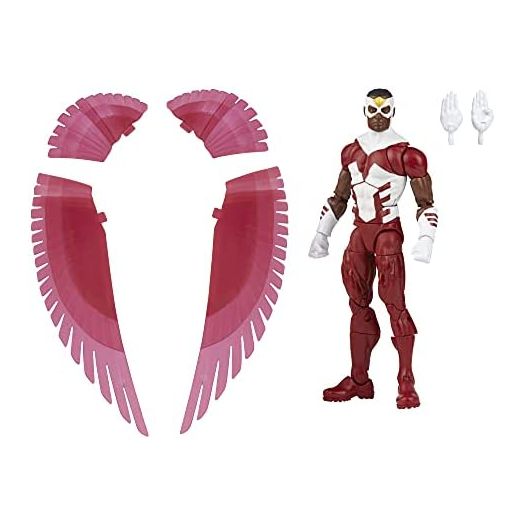 Marvel Legends Series Falcon 6-inch Retro Packaging Action Figure Toy, 3 Accessories