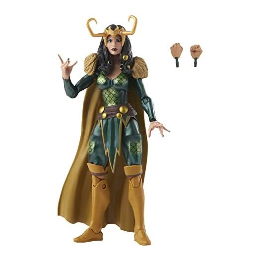 Marvel Legends Series Loki Agent of Asgard 6-inch Retro Packaging Action Figure Toy, 2 Accessories