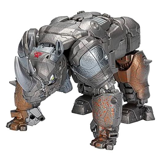 Transformers Toys Rise of The Beasts Movie, Smash Changer Rhinox Converting Action Figure for Ages 6 and up, 9-inch
