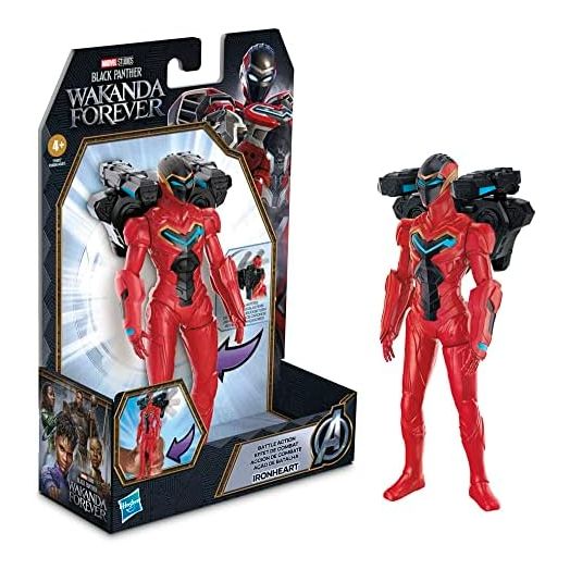 Marvel Studios' Black Panther Wakanda Forever Battle Action Ironheart, 6-Inch Action Figure, Toy for Kids Ages 4 and Up