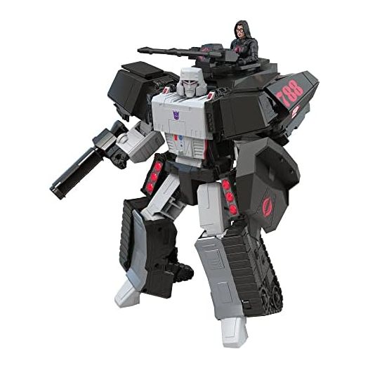 Transformers Generations Collaborative: G.I. Joe Mash-Up, Megatron H.I.S.S. Tank with Cobra Baroness Figure, Ages 8 and Up