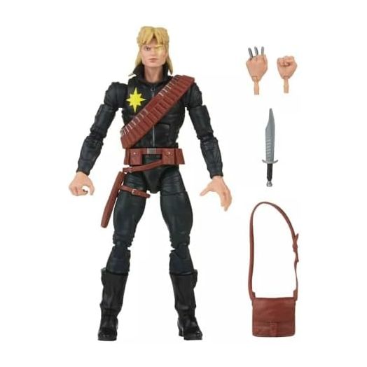 Marvel Legends Series X-Men Classic Longshot 6-inch Action Figure Toy, 4 Accessories