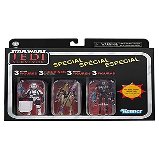 Hasbro Star Wars The Vintage Collection Gaming Greats Jedi: Survivor 3 3/4-Inch Scale Action Figures 3-Pack (F5564)