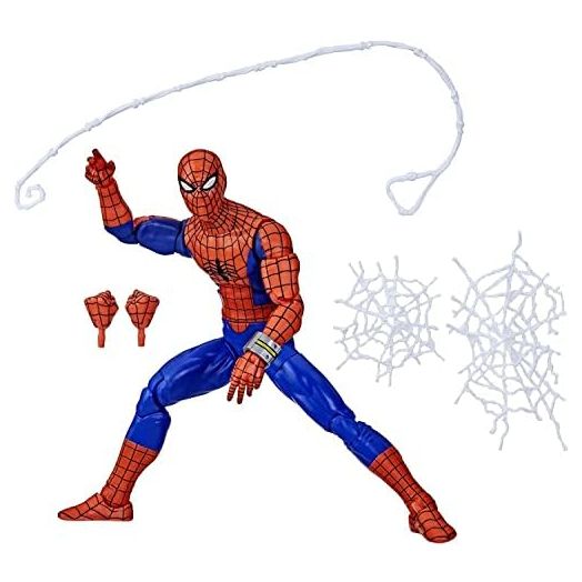 STAR WARS Marvel Legends Series Spider-Man 60th Anniversary Japanese Spider-Man 6-inch Action Figures, 6 Accessories