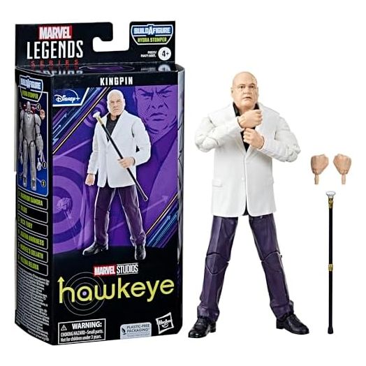 Marvel Legends Series Kingpin, Hawkeye Collectible 6-Inch Action Figures, Ages 4 and Up