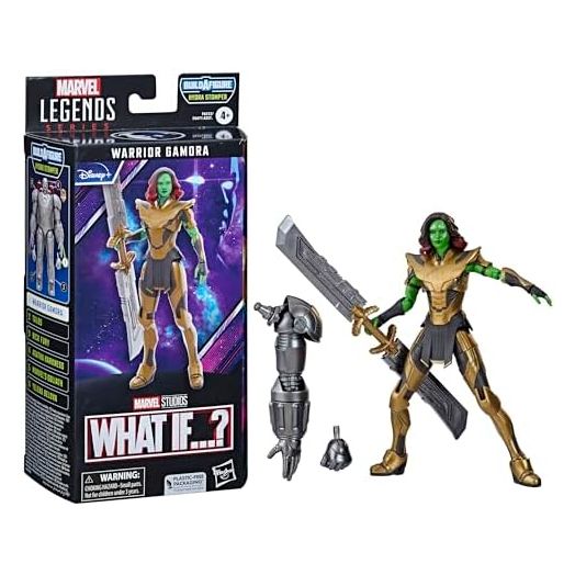 Marvel Legends Series Warrior Gamora, What If... Collectible 6-Inch Action Figures, Ages 4 and Up