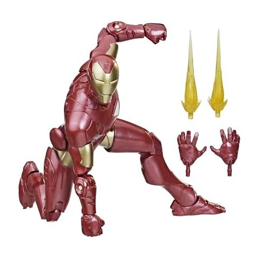 Marvel Legends Series: Iron Man (Extremis) Classic Comic Collectible 6 Inch Action Figure, 4+ Years