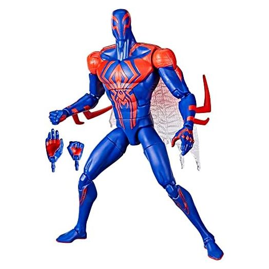 Marvel Legends Series Spider-Man: Across The Spider-Verse Spider-Man 2099 6-inch Action Figure Toy, 2 Accessories