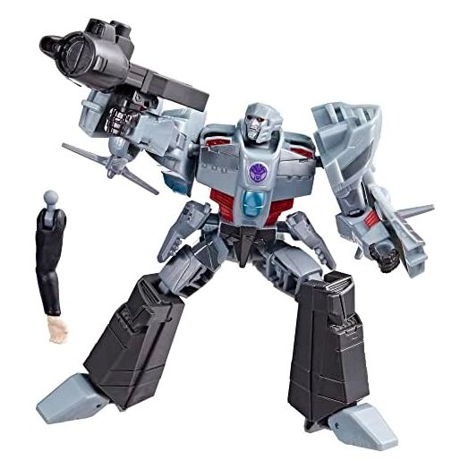 Transformers Toys EarthSpark Deluxe Class Megatron Action Figure, 5-Inch, Robot Toys for Kids Ages 6 and Up