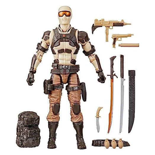 G.I. Joe Classified Series Desert Commando Snake Eyes, Collectible G.I. Joe Action Figures, 92, 6-Inch Action Figures for Boys & Girls, with 9 Accessories