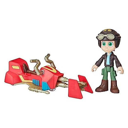 Star Wars: Young Jedi Adventures Nash Durango Figure & Speeder Bike, 4-Inch Scale Action Figures & Vehicles, Toys, Preschool Toys for 3 Year Old Boys & Girls
