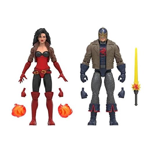 Marvel Legends Series Black Knight Sersi, Avengers 60th Anniversary Collectible 6-Inch Action Figures (Amazon Exclusive), Small