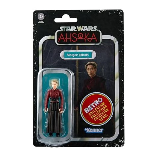 STAR WARS Retro Collection Morgan Elsbeth, Ahsoka 3.75-Inch Collectible Action Figures, Ages 4 and Up