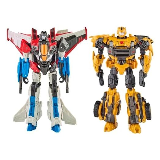Transformers: Reactivate Video Game-Inspired Bumblebee and Starscream 2-Pack, 6.5-inch Converting Action Figures, 8+