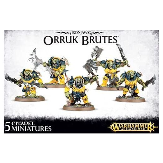 Games Workshop 99120209030 Ironjawz Orruk Brutes Tabletop and Miniature Gaming