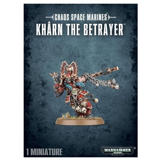 Games Workshop 99120102060" Kharn The Betrayer, Black for 12 years to 99 years