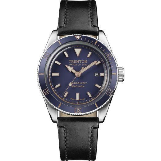 Ingersoll Trenton Mens Analog Swiss Quartz Watch with Leather Bracelet T07601