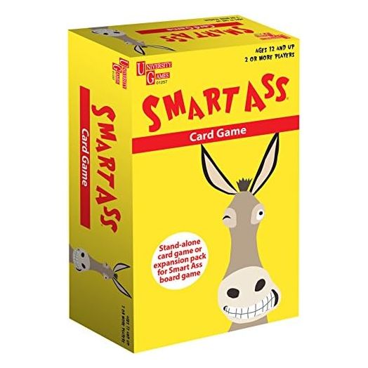 University Games Smart Ass BOX-01257 Mini Travel Game
