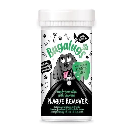 Plaque Off Remover for Dog Teeth & Bad Breath 100% Natural | Plaque Off No Toothbrush or Dog Toothpaste | Remove Dog Bad Breath & Plaque Remover for Dogs & Cats (Dog 70g)