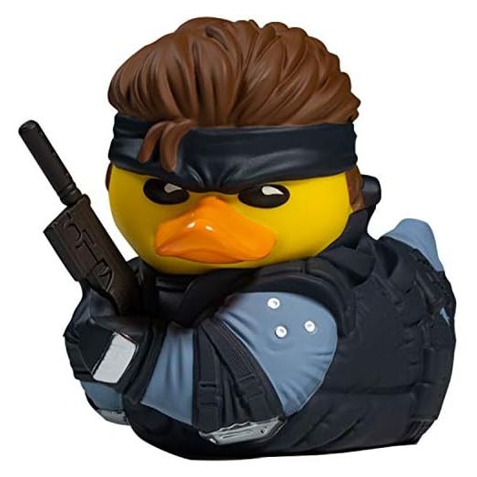 TUBBZ Solid Snake Collectible Rubber Duck Vinyl Figure – Official Metal Gear Solid Merchandise – Action PC & Video Games