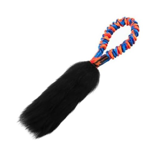 Tug-E-Nuff Pocket Magnet Interactive Bungee Tug Toy for Dogs | Shock-absorbing and Durable for Strong Tuggers | Ideal for Puppy & Dog Training | 100% Locally-sourced Sheepskin | Size 13 x 8 inches